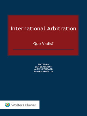 cover image of International Arbitration